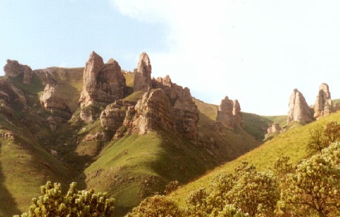 Felsen links der Fingers