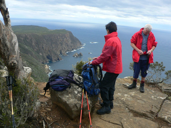 über der Steilküste